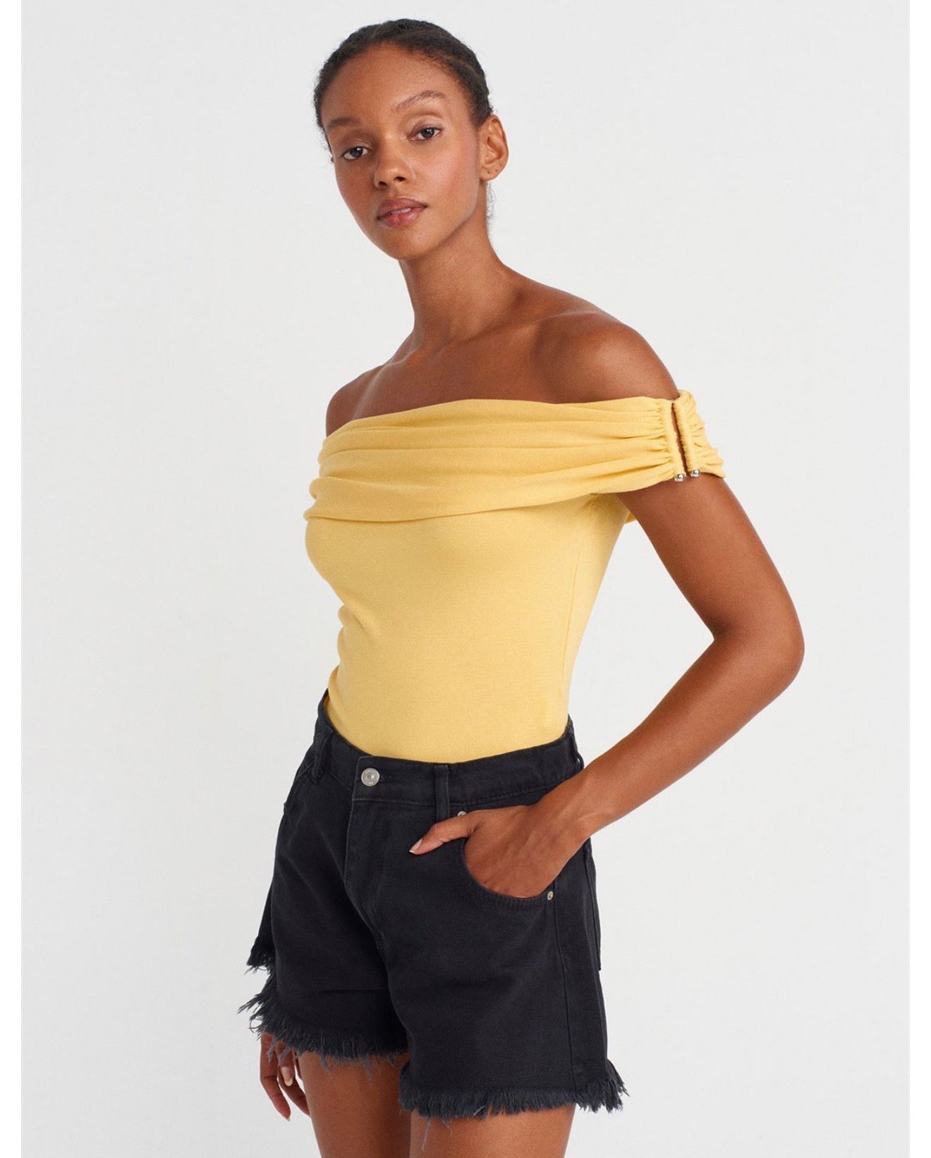Yellow Mint Pink top