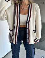 White cardigan